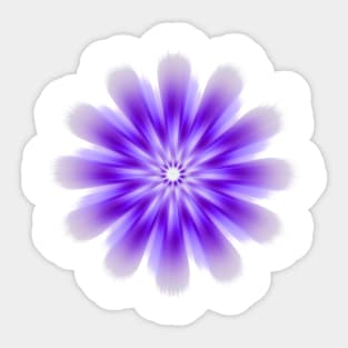 Purple Burst Sticker